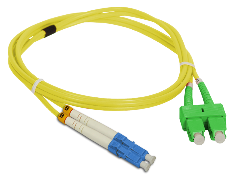 Patchkabel Sm Sc/apc-lc Duplex 9/125 1,0 M Alantec