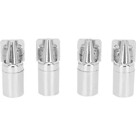 4 Abnehmbare, Silberne Ultraschall-autoabwehrgeräte, Windbetrieben, Für Rehe Und Schlangen.