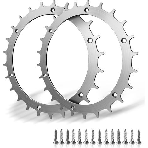 Set Mit 2 Edelstahlspikes Für Bosch Indego Xs 300, 400, 500 Und M700 Rasenmäher, Fein Entgratet Für Verbesserte Traktion, Auch Für Mähroboter Geeignet, 14 Edelstahlschrauben, 170 Mm