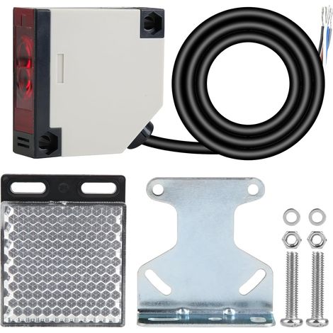 Fotoelektrischer Sensor, Retroreflektierend 4 M, Kompaktes Gehäuse, Industrielle Erkennung, Automatisierung