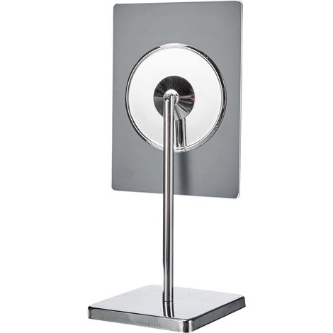Set Aus 2 Kosmetikspiegeln, Verchromter Metallfuß, Neigbares Glas, Badezimmer