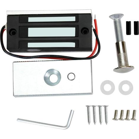 Elektromagnetisches Schloss, 60 Kg Tragkraft, 12 V Dc Magnetverriegelung, Für Die Zutrittskontrolle Im Innen- Und Außenbereich