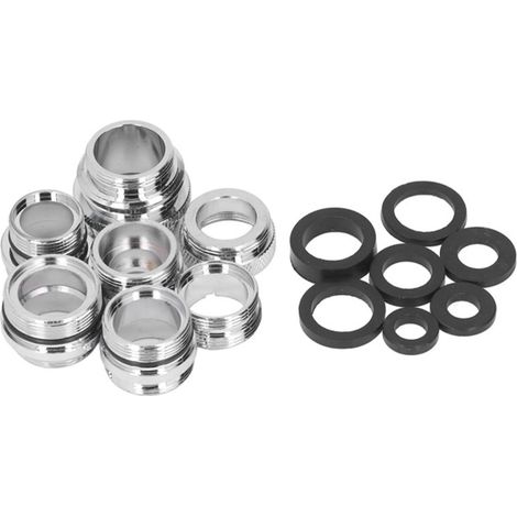 7-teiliges Wasserhahn-adapterset, Messing-stecker Und -buchse Für Gartenschlauch, Küchenspüle, Wasserfilter, Standardschlauch