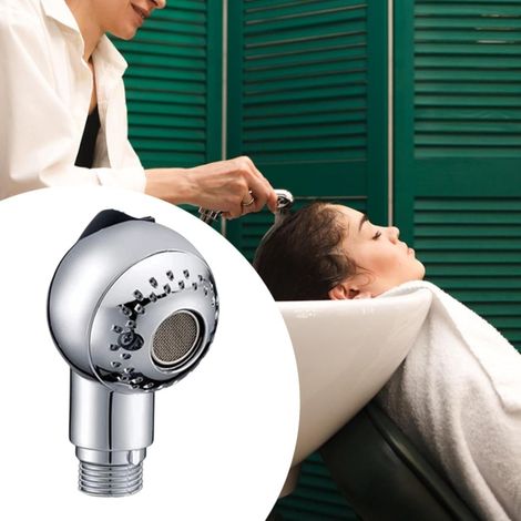 Haartrockner-duschkopf Mit Handgriff, Ersatzduschkopf Für Haarwaschbecken, Professioneller Silberner Duschkopf Für Friseursalons
