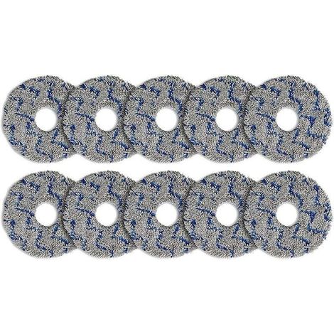 Packung Mit 10 Waschbaren Reinigungstüchern Für Ecovacs Deebot X5 Omni/ N30 Pro Omni/ T30 Pro Max/t30 Pro Omni/t30s/ T30s Combo/x2 Omni X2 P