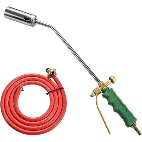 Gasflammenwerfer Aus Edelstahl – Blaues Schaltersystem – 40 Cm Länge Für Den Innen- Und Außenbereich