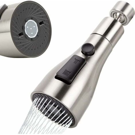 360° Drehbarer Küchenarmatur-luftsprudler Fm22/m24, 3 Modi, Wasserspar-armaturenadapter, Küchenarmatur-düse, G1/2-armatur-luftsprudler