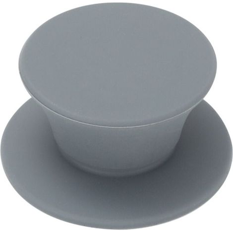 Ersatzgriff Für Glasdeckel, Stabiler Topfgriff, Deckelknopf, Knauf Topfdeckel, Universeller Silikongriff, Austausch, 2 X Grau