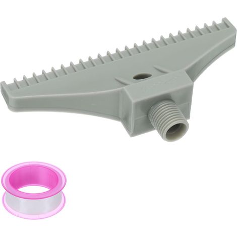 Bspt1/4 Außengewinde-blasdüse, Flachluftdüse, Abs-düse, Luftsprühdüse Mit Ptfe-band Für Druckluftgerätezubehör (110 Mm/4,3", Grau)