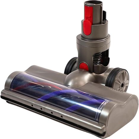 Hartboden- Und Teppichbürste, Reinigungskopf Mit Led, Waschbare Walze Für Dyson V7 V8 V10