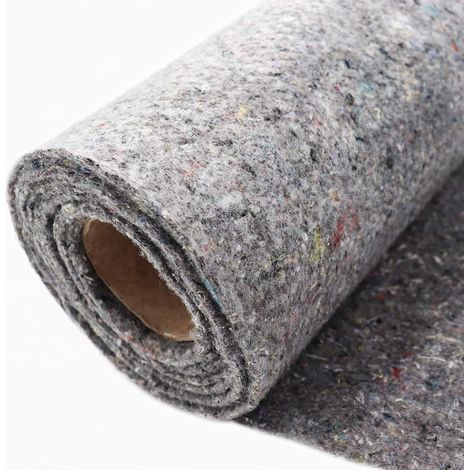 Rolle Vliesstoff 3 M X 2 M X 500 G/m² Wasserdurchlässiger Poolbodenschutz Grau