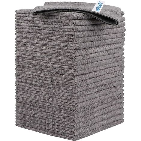 24er-pack Mikrofasertücher, Fusselfrei, Kratzfest, Saugfähig, Wiederverwendbar, Für Küche, Auto Und Glas