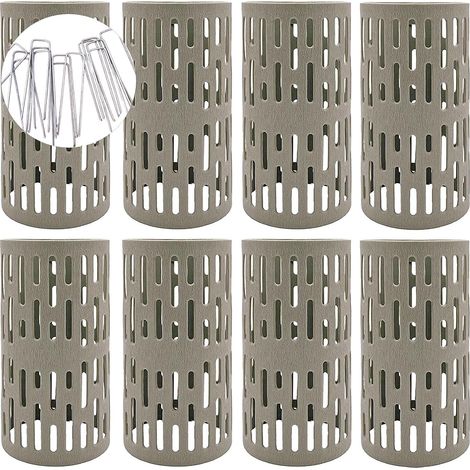 8-teiliges Baumschutz-set, 34 X 20 Cm Stretchgewebe, Integrierte Haken, Pp-kunststoff, Für Garten Und Landschaft