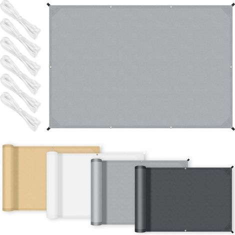 Rechteckiges Sonnensegel 1,5 X 2 M, Wasserdichtes Polyester, Uv-schutz, Für Terrasse Und Garten