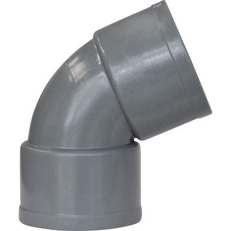 Pvc-rohrbogen Für Abwasserleitungen, Ø 125 Mm, Winkel 87°30, Innengewinde Auf Innengewinde, Für Abwasserrohre