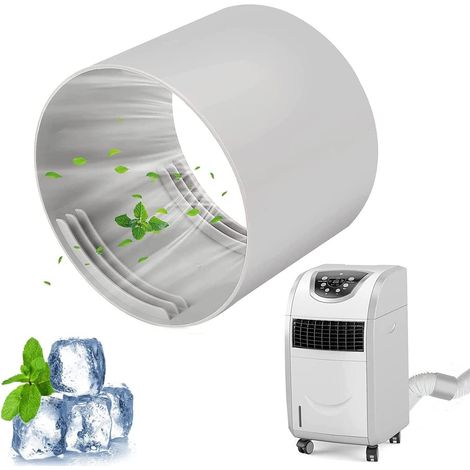 Adapterschlauch Ø150mm Abs-kunststoff Universalgewinde Fensterklimaanlage
