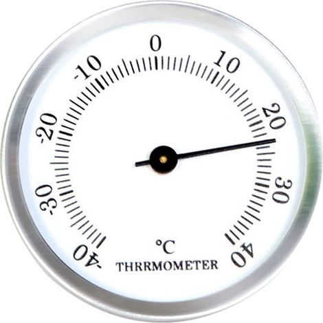Kühlschrank-/gefrierschrankthermometer, -40 °c Bis 40 °c – Großes, Übersichtliches Drehrad – Gefrierschrank-inkubator – Gehäuse Aus Aluminiumlegierung – Hält Lebensmittel Frisch