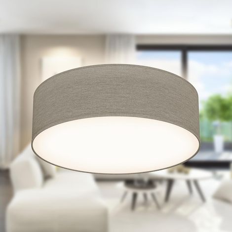 Deckenleuchte Mit Stoffschirm, E27-fassung, Max. 40 Watt, Kronleuchter, Wohnzimmer-kronleuchter, Schlafzimmer-kronleuchter, Deckenleuchte, Küchen-kronleuchter, Wohnzimmer-deckenleuchte, 30 X 10 Cm, Ta