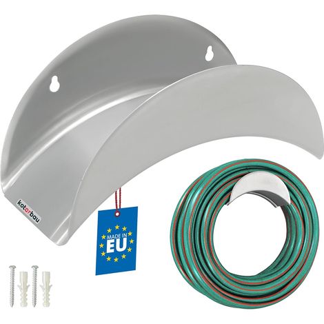 Kotarbau® Wand-gartenschlauchhalter, Wand-schlauchtrommel Aus Stahl, Wand-gartenschlauchhalterung, Wand-gartenschlauchhaken