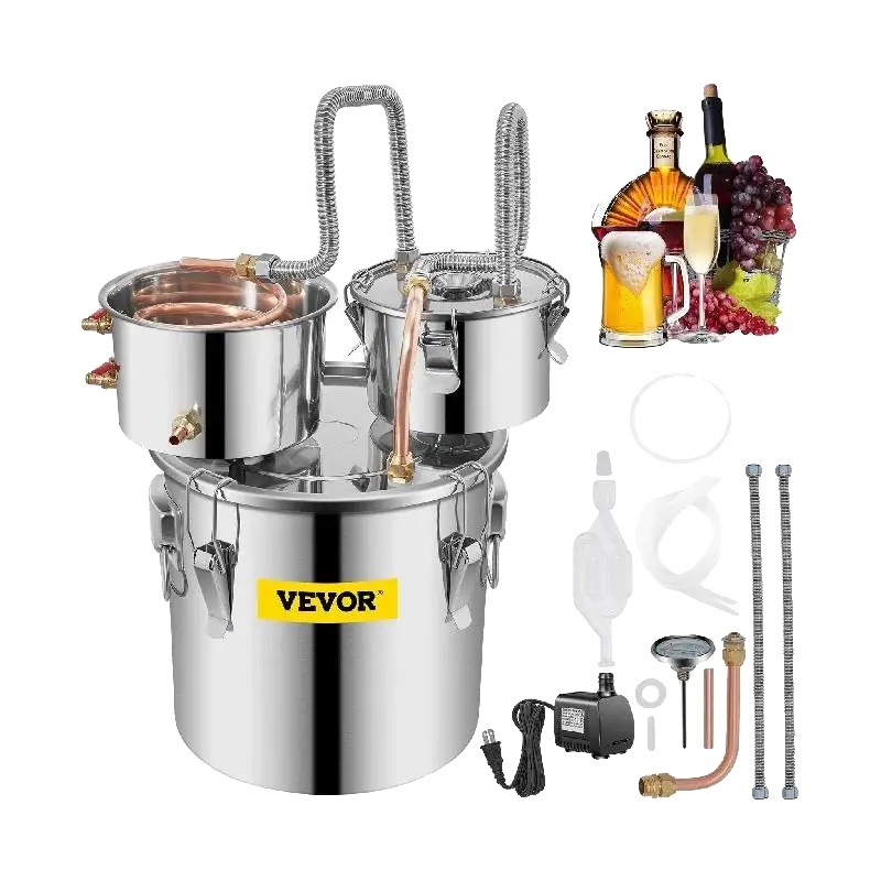 Alkoholdestillierapparat, Hohe Kapazität, Schnellkühlsystem