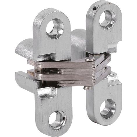 Stück Verdeckte, Unsichtbare Scharniere Aus Zinklegierung Für Falttüren, Verdeckte Kreuzscharniere Für Möbelbeschläge, Falttüren, 43,7 Mm