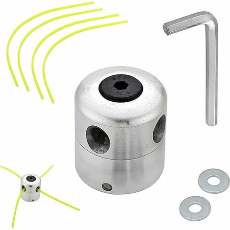 Nylonfaden-trimmerkopf, Universelle Aluminiumspule Mit 4 Nylonfäden, Für Freischneider Und Trimmer C