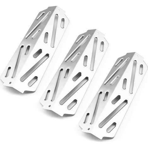 66040 Hitzeschild Für Weber Genesis Ii 300 Grills (e-310, E-315, E-330, E-335, S-310 Und S-335), Hitzeverteilungsplatte Aus Edelstahl, 3er-set