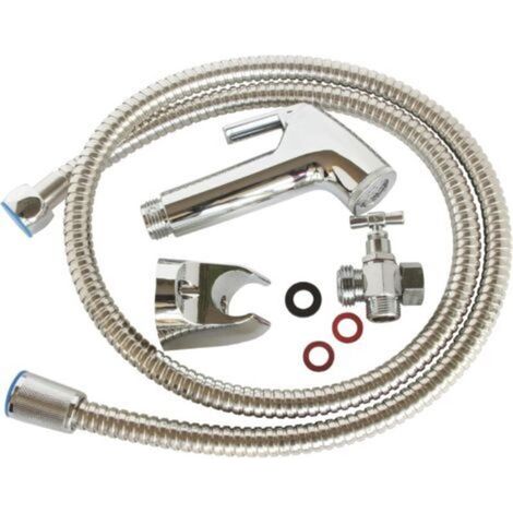 Somatherm For You Bidet-sprühgerät: 3-wege-ventil Aus Verchromtem Messing, Abs-sprühkopf, 1,2 M Schlauch, Wandhalterung Und Befestigungsmaterial. Einfache Installation Für Optimalen Komfort.