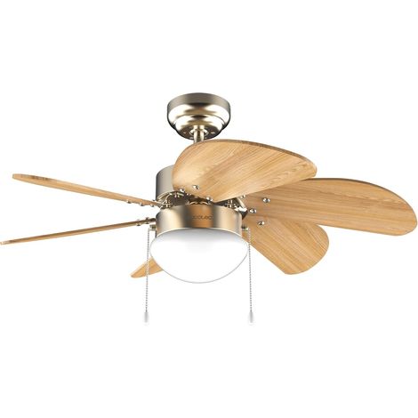 Deckenventilator Mit Licht, 50 W, 91 Cm Durchmesser, 6 Wendbare Flügel, Sommer-/wintermodus, Für Das Wohnzimmer