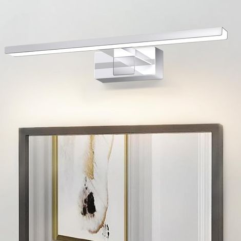Led-wandleuchte, Ip44 Wasserdicht, 30 Cm, Verchromt, Für Badezimmerspiegel