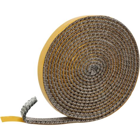 Rolle Kamineinsatzdichtung, Selbstklebendes Fiberglas, Hitzebeständig Bis 550 °c, Für Öfen Und Räucheröfen