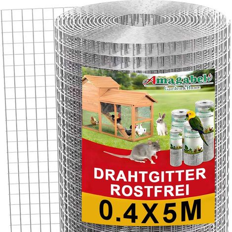 Rolle Geschweißtes Drahtgitter, 0,9 Mm Drahtstärke, 12,7 Mm Maschenweite, Verzinkt, Für Hühnerstall, Garten