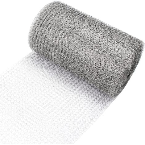 Rolle Edelstahl-drahtgewebe 9 M X 12,7 Cm 5 Mm Maschenweite, Nagetierabweisend, Für Gartenbelüftung