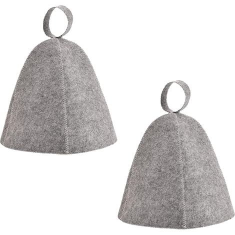 2-teiliges Saunahut-set, Wollfilz, Hitzeschutz, Dampfbadzubehör, Für Damen Und Herren