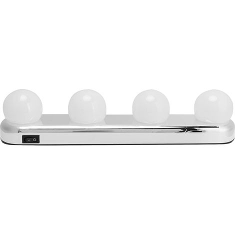 Spiegelbeleuchtungsset, 4 Leds, Natürliches Licht, Kabelloses Design, Badezimmer
