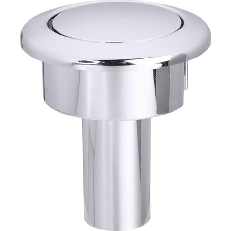 Druckknopf, Runder Kopf, Abs, Chrom-finish, Für 38–44 Mm Spülkästen, Badezimmer