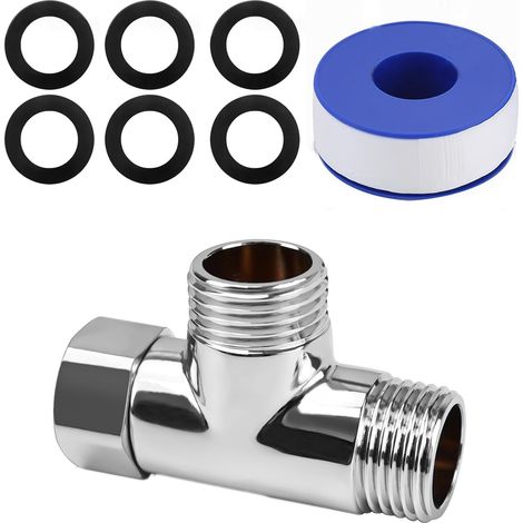Edelstahl-t-stück, 3-wege-verteiler, 1/2-zoll-gewinde, Für Trinkwasserhahn