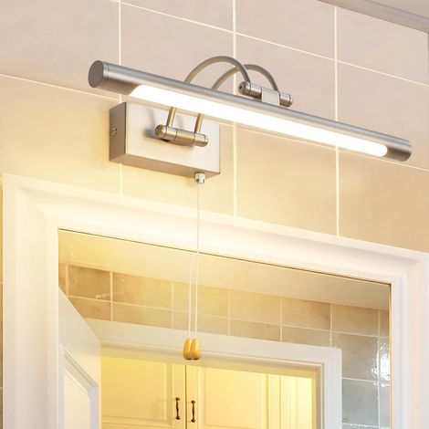 Led-wandleuchte, 270° Verstellbarer Arm, Edelstahl, Ip44, Für Badezimmer Und Bilderrahmen