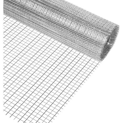 Rolle Verzinktes Drahtgeflecht 20 Cm X 6 M, Maschenweite 0,6 Cm, Nagetiersicher Für Garten Und Terrasse