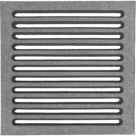 1 Gusseiserner Rost, 23,5 X 23,5 Cm, Hitzebeständig, Für Kamin Und Ofen
