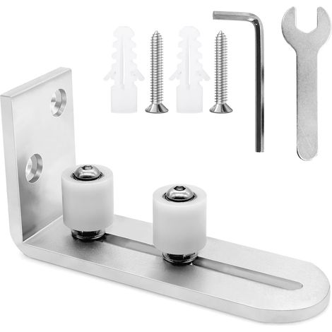 Führungsschienen-set, Kohlenstoffstahl, Nylonrollen, Für Innenschiebetüren