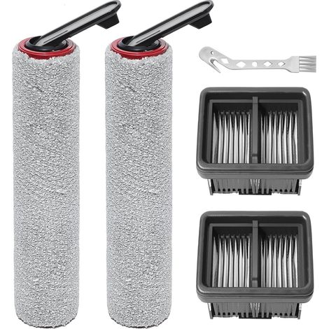 Bürstenwalzen, 2 Hepa-filter, Mikrofaser, Für Dreame Nass- Und Trockensauger