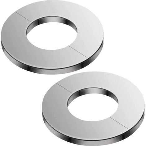Stück Edelstahl-rohrabdeckungen, Geteilt, 42 Mm, Für Heizkörper, Dusche