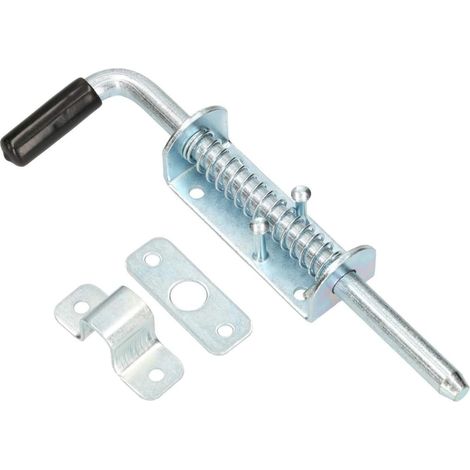 Federbelasteter Riegel, 220 Mm, Verzinkter Stahl, Für Tore Und Garagentore