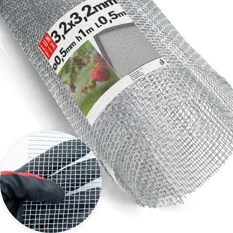 Filtergitter, 3,2 Mm Verzinktes Stahlgewebe, 0,5 Mm Draht, Schädlingsschutz, Für Industrie Und Gartenbau
