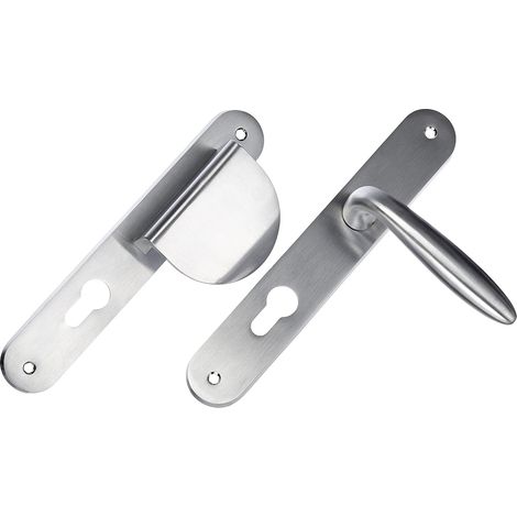 Paar Zamak-vierkantgriffe (7 Mm) Mit 195 Mm Lochabstand Für 37–53 Mm Starke Eingangstüren