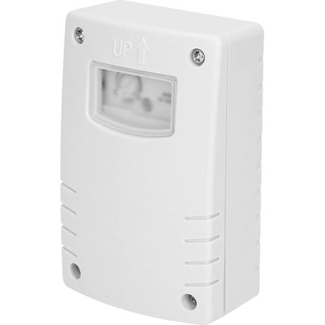 Dämmerungsschalter Mit Zeitschaltuhr, 1200 W, Schutzart Ip44, Einstellbare Lux-zeit Für Außenbeleuchtung