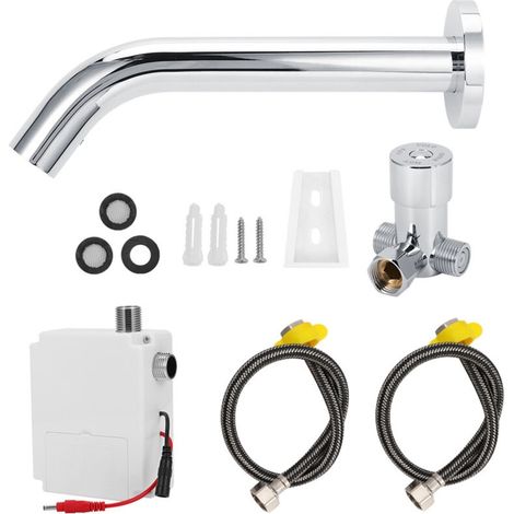 G1/2 Zoll Wandmontierter Infrarot-wassersensor Aus Edelstahl Für Warm- Und Kaltwasserarmaturen