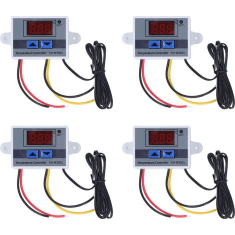 4-teiliger Temperaturregler Mit Digitalanzeige, Temperaturbereich -50 °c Bis 110 °c, 110–220 V, 1500 W