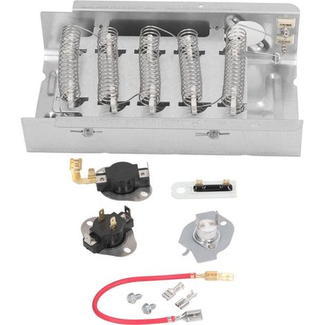 Heizelement-set Für Wäschetrockner, Thermostat, Thermosicherung, Ersatzteil Für Heizelement